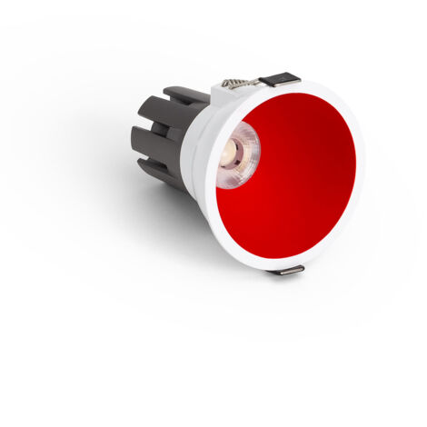 Foco Downlight LED 5W / 7W Cónico Areni Corte Ø 75 mm 2700K Rojo Blanco Cálido 7 W (1/5)