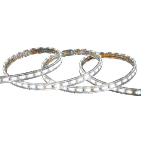 Tira LED CCT 220V 120 LED/m 10W/m 900lm/m Ancho 14mm Corte 100cm IP65 a Medida 1 m (1/5)