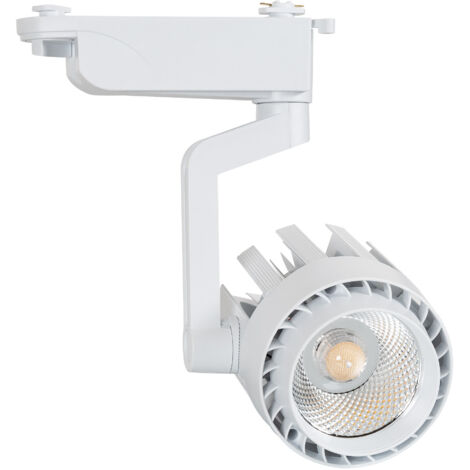 Foco Carril LED Monofásico 30W Dora (3000K - 4000K - 5000K) Blanco (1/5)