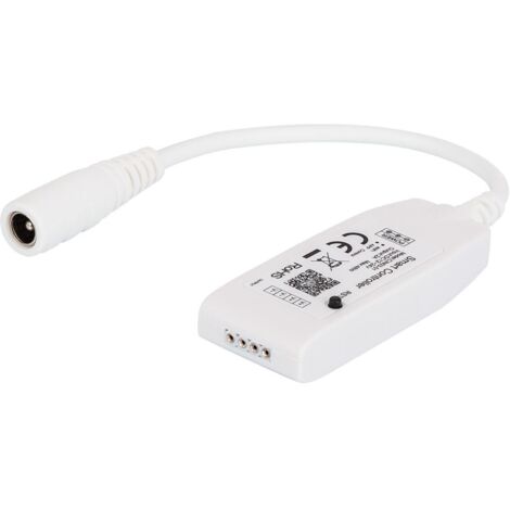 Controlador WIFI con mando a distancia tira led monocolor 12/24V