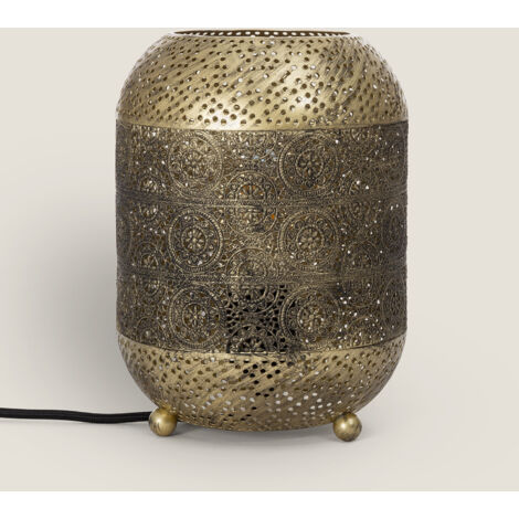 Lámpara de Mesa de Metal Aerba Dorado