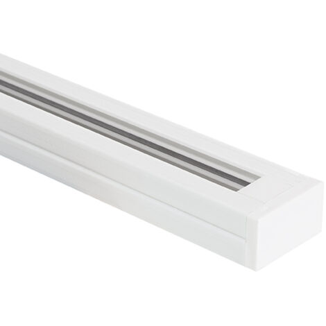 Carril Monofásico PC para Focos LED 2 Metros Negro