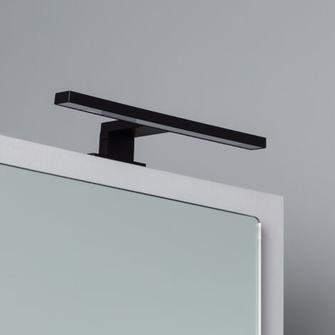 Aplique Espejo Baño Carl 5W Negro  4000K Blanco Neutro