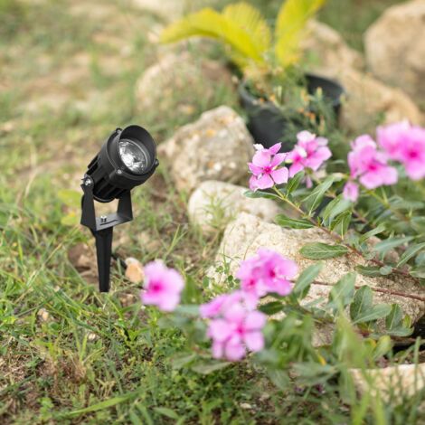 Foco Exterior LED RGB 15W con Pincho Vetusta RGB