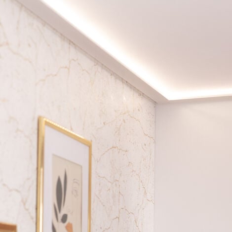 Moldura para Tira LED 2m Modern Blanco