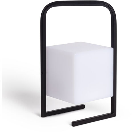 Lámpara de Mesa LED Portátil para Exterior con Batería USB Recargable Tiber Negro