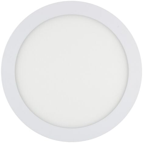 Placa LED 18W Circular SuperSlim Corte Ø 205 mm Blanco Frío 6000K - 6500K . - Blanco Frío 6000K - 6500K