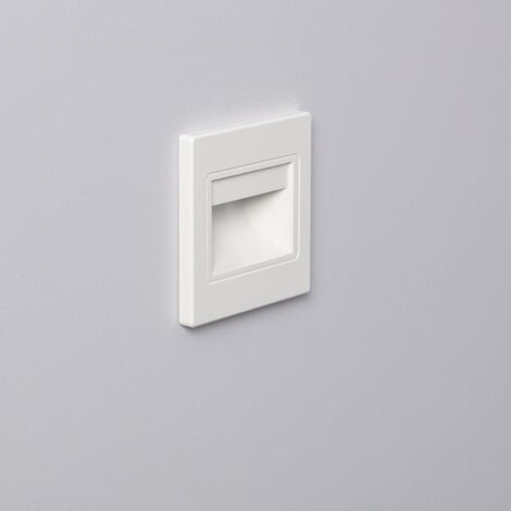 Baliza LED 1.5W Empotrable Pared Blanco Randy 4000K Blanco Neutro