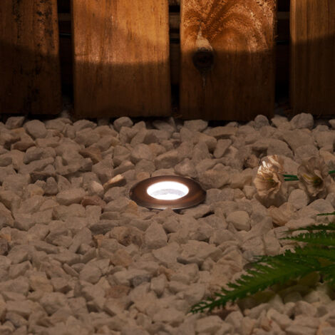 Foco Exterior LED Empotrable Suelo Mini 3000K Blanco Cálido