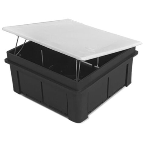 Caja de Empalme y Derivación Empotrable con Garra Metálica 105x105x51 mm Blanco