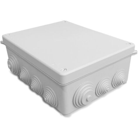 Caja de Empalme y Derivación Estanca de Superficie IP55 230x180x85 mm  Gris