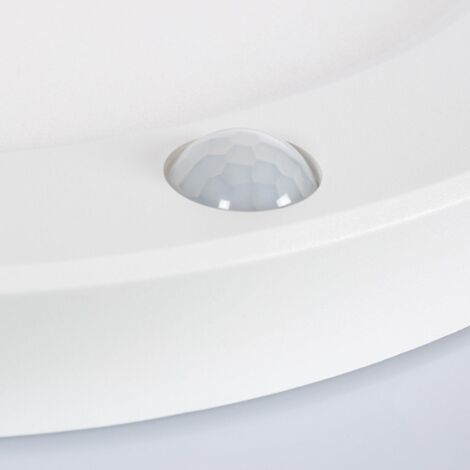 Plafón LED 18W CCT Seleccionable Circular Slim Surface Sensor Movimiento  Corte Ajustable Ø75-205 mm Blanco