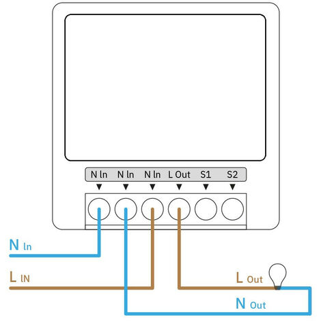Interruptor WiFi RF Compatible con Pulsador - efectoLED