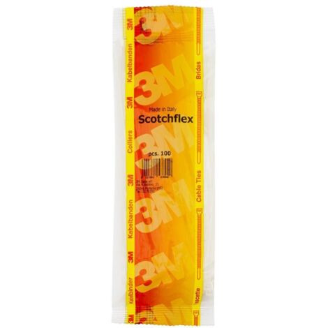 Bolsa Bridas Scotchflex FS 140 B-C 3,5 x 140mm (100 un) 3M 7000035289-BC Blanco (1/2)