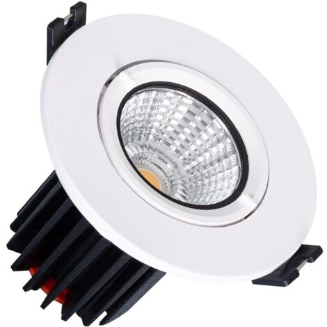 Foco Downlight LED 10W Circular LIFUD Corte Ø 70 mm 3000K 55º Blanco Cálido
