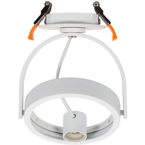 Aro downlight empotrable Escayola GU10 - Downlights led empotrable