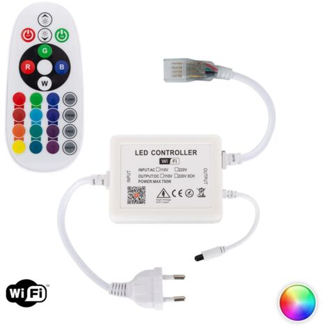 Controlador Tira LED 220V WiFi RGB