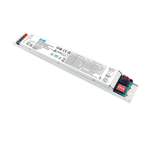 Driver BOKE Lineal Regulable DALI/PUSH 200-240V No Flicker Salida 54-200V 100-450mA 76.5W BK-DEN075 75 W