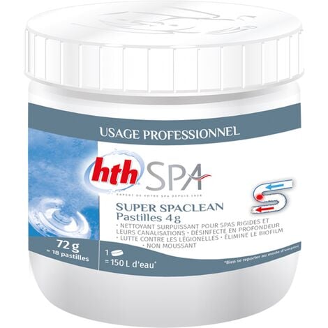 Hth - Spa SUPER SPACLEAN 18 X 4g - Nettoyant canalisations - 72g - 00251302
