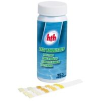 Hth - TEST BANDELETTES Cl/pH/Br/TH/TAC/Cya (Boîte de 25) - 00218403