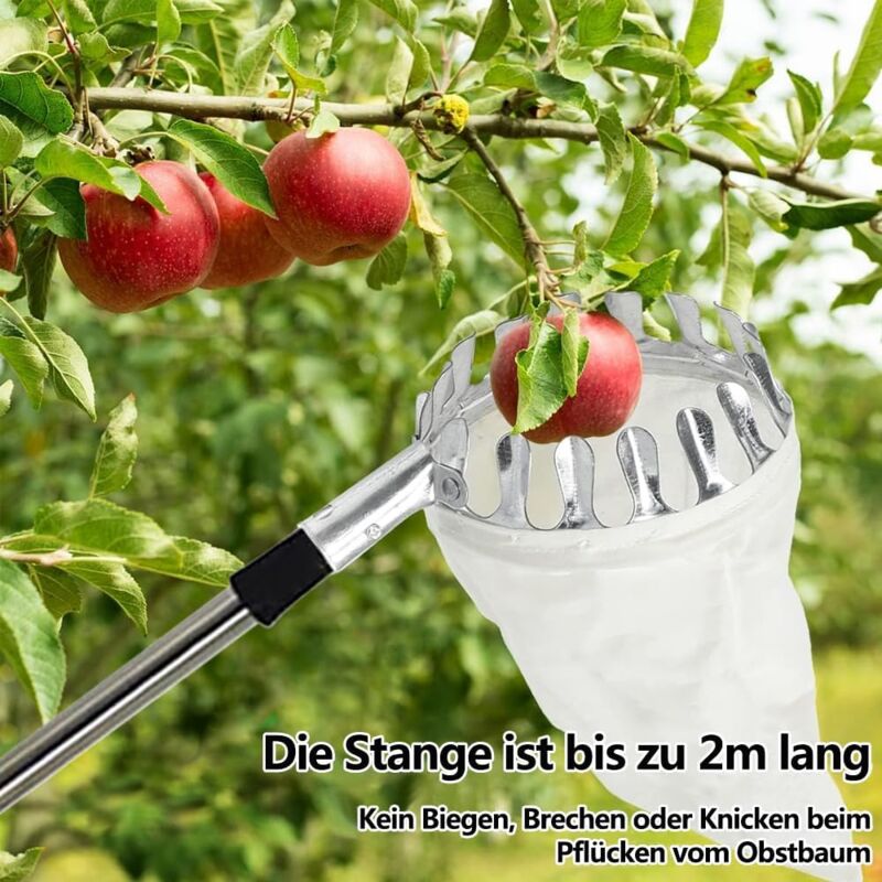 Picker Rods Cherry Picker Yoqu Fruit Picker Stainless Steel Fruit Picking Rod High ...