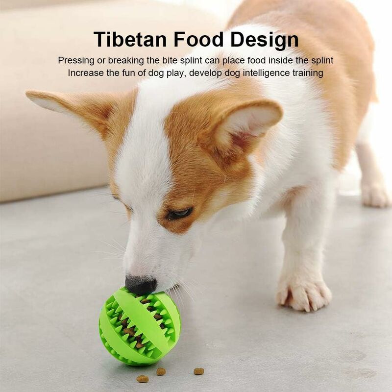 1pcs Dog Toys Vocalizing Rubber Rugby Ball Bite-resistant Grinding  Teeth-relieving Boredom Weird Called Pet Toys