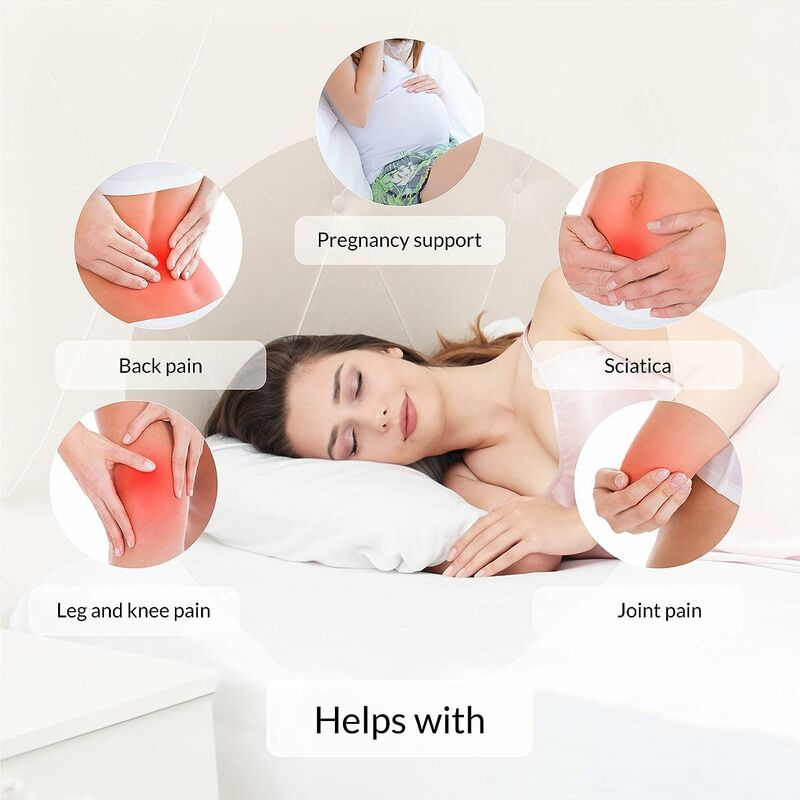4d Mesh Bed Sleeping Lumbar Support Pillow For Side Sleepers Pregnancy  Relieve Hip Back Cushion Car Pain Sciatica Tailbone