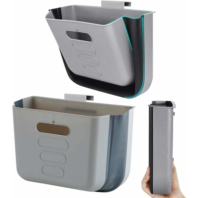 10 Liter Slim Plastic Trash Can Non-Toxic and Tasteless Garbage Bin for Toilet Dorm Room, Size: 10L