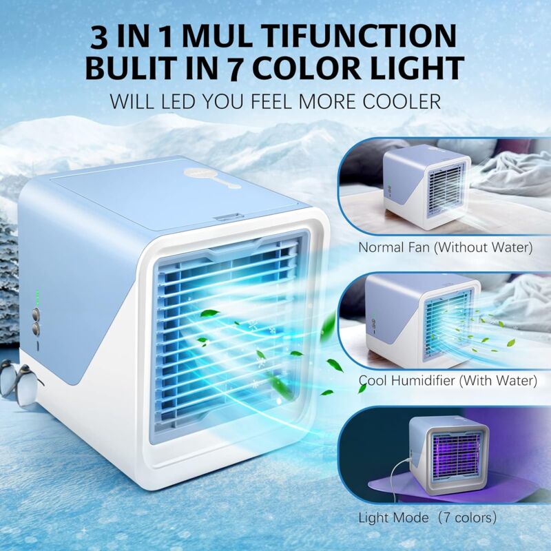 Black & Decker Mini USB Portable 3in1 Air Cooler / Humidifier / Air Pu