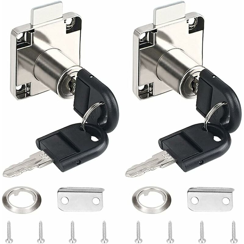 AlwaysH 2 Pack Fridge Locks - Heavy Duty Combination Fridge Lock,  Child/Baby Safety Lock for Cabinets