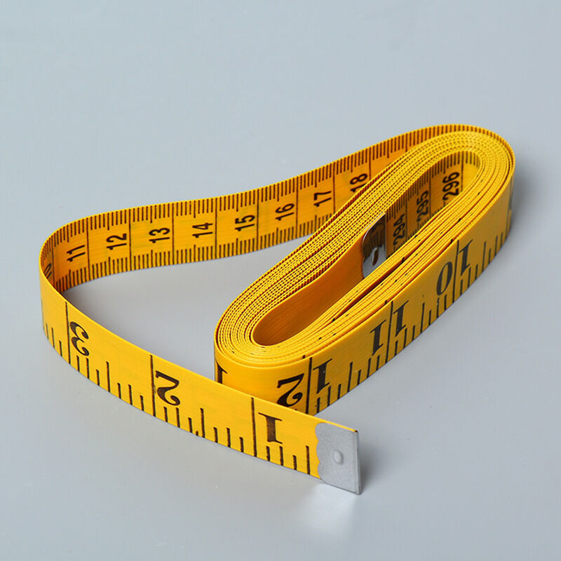 Tape Measure for Body, Flexible Soft Tailor Measuring Tape Ruler for Cloth  Sewing Waist Bra Head Circumference Seamstress Double Sided 60 Inch/ 150  cm(1-Pack Blue) 