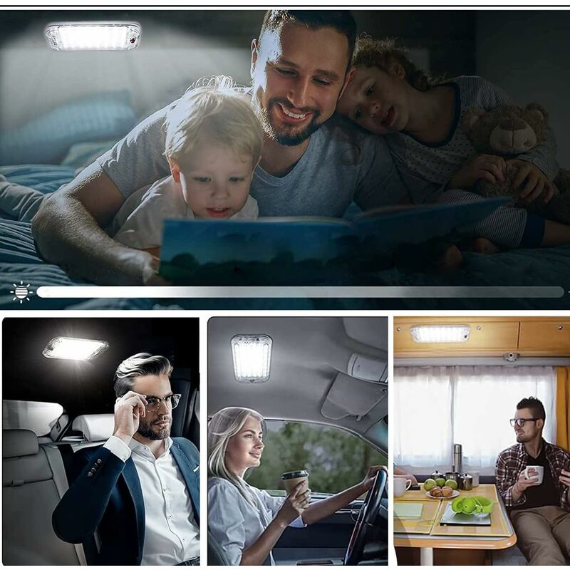 Pack 12V 85V 48 LED Interior LED Lights Interior Lighting for Car RV Truck  Boat Caravan