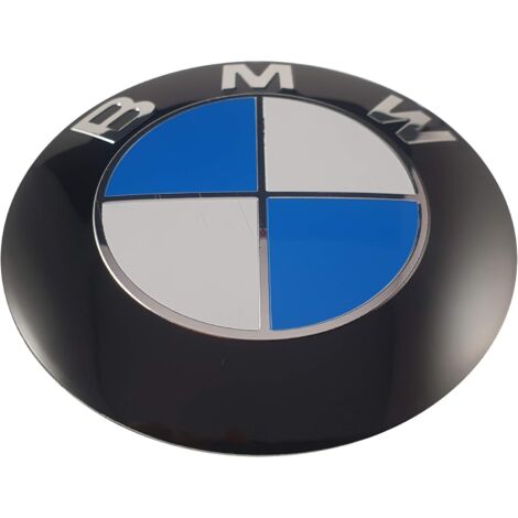 Other Emblem Logo for BMW 82mm Car Front Hood. (Blue - White),1 pcs)