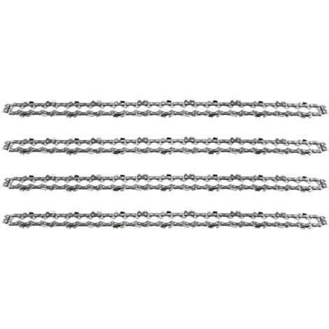 4 Pack Chainsaw Chains for 16" (40cm) Bar, 1.3mm 59 Drive Links, Compatible with Stihl, Dolmar, Husqvarna, Einhell, Bosch, Makita and Others
