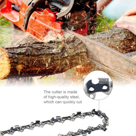4 Pack Chainsaw Chains for 16" (40cm) Bar, 1.3mm 59 Drive Links, Compatible with Stihl, Dolmar, Husqvarna, Einhell, Bosch, Makita and Others