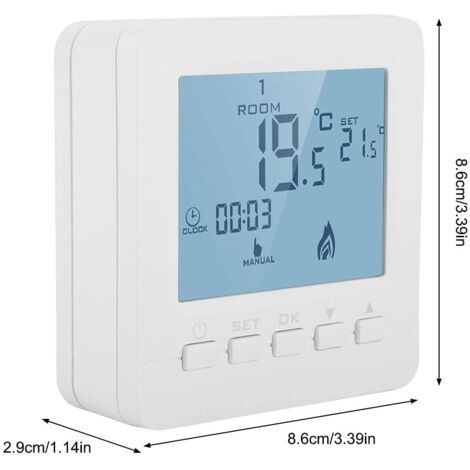 Heating Thermostat LCD Display Smart Programmable Room Temperature