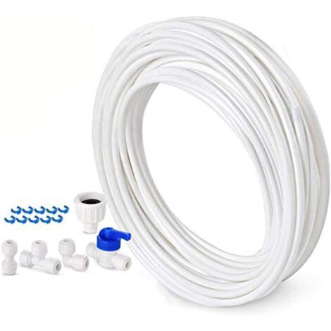 10m Water Supply Hose - Connection Kit for European Style Double Door Fridge - 6.3mm Diameter (1/5)