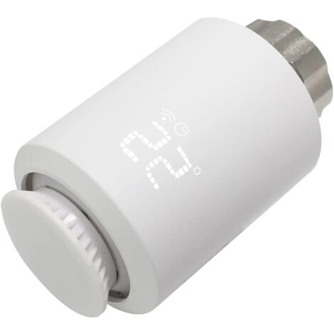 Zigbee Radiator Thermostatic Head, Programmable Smart Thermostatic Valve, Radiator Thermostat with Alexa/Google Assistant, Smart Life APP Control, Tuya Zigbee Gateway Required