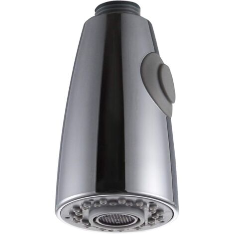 Kitchen Faucet Sprayer 2 Jets Replacement Faucet Head Sprayer for Faucet Replacement Sprayer for Kitchen Mixer Tap, Chrome, G1/2"