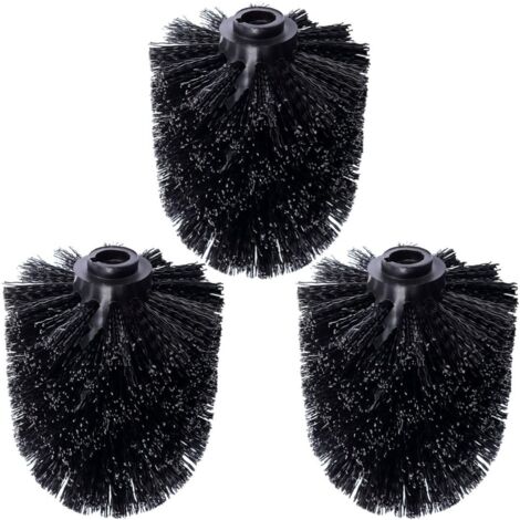 3-Pack Toilet Brush Head Replacement Black Brush Replacement Black Brush Head Replacement Black Brush Head Replacement Individual Black Brush Toilet Brush Replacement Toilet Brush (1/5)