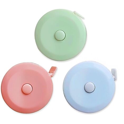 3-Piece Telescopic Tape Measure with Dual Scale for Measuring Length, Line, Chest, Waist, Leg and Other Multifunctional Portable Cutting Machine (1/5)