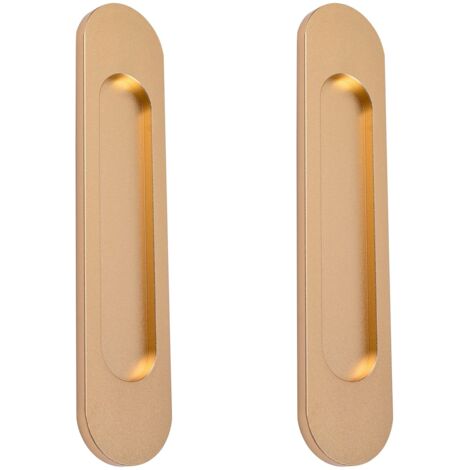 Self-Adhesive Oval Sliding Door Handles, Punch-Free Handle for Sliding Barn Door, Windows(2pcs) (1/5)