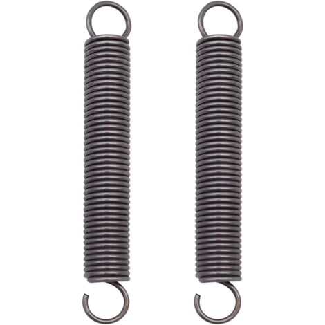 2Pcs Steel Extension Spring Compressed Extended Spring Double Hook Springs - 2x18x150mm