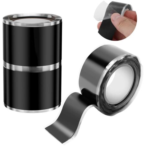 Electrician Resistant, Water Resistant Adhesive Tape, Black Electrical Insulating Adhesive Tape, Repair Tape 1.5mx25mm(3pcs)