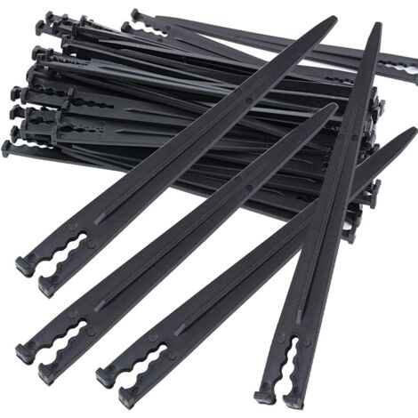 50Pcs Garden Hose Holder Irrigation Hose Clips - Garden Hose Fixing Anchor Bracket - 4/7 or 3/5 Hose Accessories (1/5)