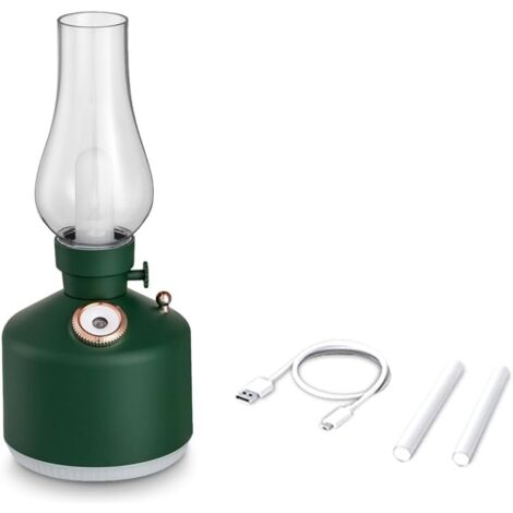 Mist Humidifier, Stepless Dimming Humidifier, Essential Oil Diffuser (Green) (1/5)