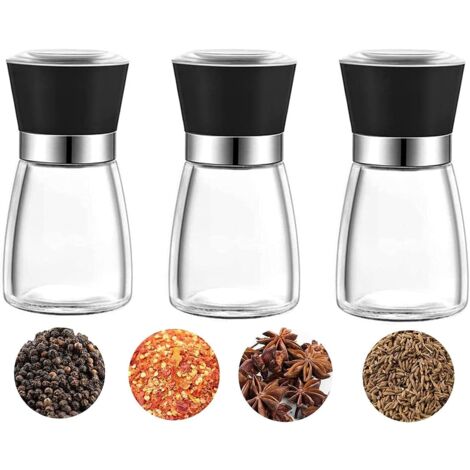 Salt and Pepper Mill, Manual Salt and Pepper Mill, Spice Mills Salt and Pepper Shakers