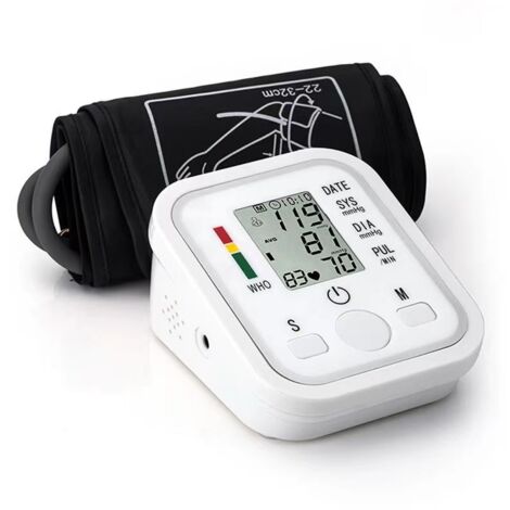 LCD Digital Arm Blood Pressure Monitor Heart Beat Meter Tonometer (1/4)