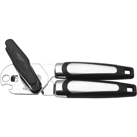 Manual Can Opener, Non-Slip Handle, Safe Cutting, Easy to Open, Multi-Function Bottle Opener, Food Grade Stainless Steel Cutter Can Opener for Kitchen and Restaurant (1/5)