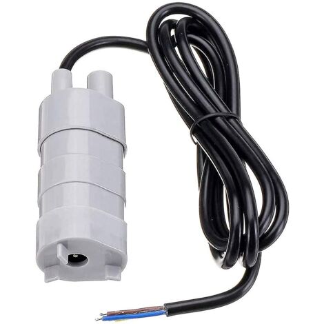 Submersible Pump, DC 12V High Flow Water Pump, Submersible Pump, Fresh Water Pump, Boat Pump for RV, Pond, Aquarium, Shower, Garden, 600L/H